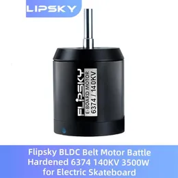 버전 Flipsky BLDC 벨트 모터 6374 140KV 3500W 전기 스케이트 보드 DIY 브러시리스 감각 접착제 부어 스케이트 보드 290G
