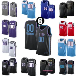 Custom Printed 2022-2023 New Basketball Jerseys 13 Keegan 25 Alex Murray Len 9 Kevin Huerter 41 Trey Lyles 7 Chimezie Metu 88 Neemias Queta 23 Keon Ellis 6 Patch