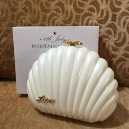 Luxury Pearl Shell Evening Bag 4th July Independence Day Women Hand Handbags Wallech Wallet Come Gift Box2845