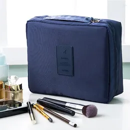 Kosmetiska väskor reser vattentät toalettartikel förvaring väska man kvinnor makeup arrangörer fall container tvätt kit påse 11 färg