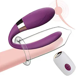 Güzellik Ürünleri Klitoral G-Spot Stimülasyonu için Çift Vibratör Güçlü Titreşim Kablosuz Uzaktan Kuman Yetişkin Seksi Oyuncaklar Kadın Vajina Anal XXX