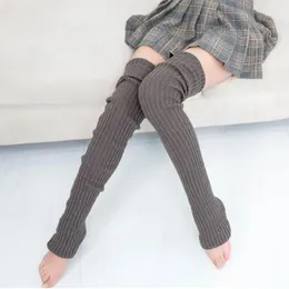 Women Socks Jambes Longues Et Chaudes Pour Femme Chaussettes Hautes En Tricot Bas Moulants L'hiver
