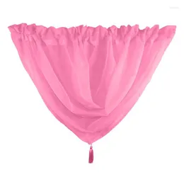 커튼 커튼 끈적 끈적한 voile swags 18 "x18"-Pelmet Valance 그물 커튼 스와그