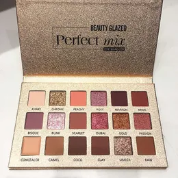 Ombretto Trucco Ombretto Pallete Vassoio 18 Colori Shimmer Palette Pigmentata Naturale Matte Make Up Maquillage