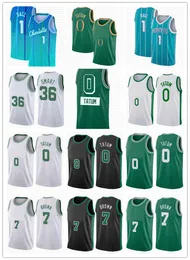 2022 NEW JAYSON TATUM LAMELO BALL BASKERBALL JERSEY JAYLEN BROWN 마르쿠스 스마트 고든 헤이워드 유니폼 33 7 36 1 20