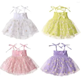 Vestidos de menina 2022-05-11 Lioraitiin 0-18m Baby Girls Princess Dress Floral Padater Pattern Boat Pescoço