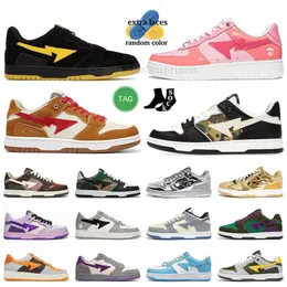 scarpe da corsa da donna da uomo tripla sneaker con piattaforma in oro nero scarpa casual bianco rosa camo verde midnigth blu navy unc marrone medio sneakers in pelle scamosciata moka