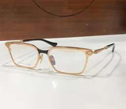 Ny modedesign Square Titanium Frame Optical Eyewear 8001 Vintage Simple Style High End -glasögon med låda kan göra receptbelagda linser