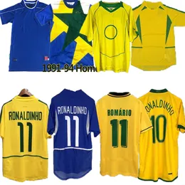 Brasiliens retro fotbollströja 1957 1970 1985 1988 1992 1994 1998 2000 2002 2004 2006 2012 Brasil RONALDINHO fotbollströja 57 70 85 88 92 04 04 04 04 6