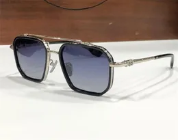新しいファッションデザインサングラス8153パイロットチタンフレームレトロシンプルで汎用性の高いスタイルハイエンドの屋外UV400保護メガネ