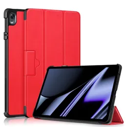 Tablettfodral för Oppo Pad 11inch 11 "Case Silicon Pu Leather Funda Slim Patterns Suff Proof Capa Cover Auto Sleep Wake Function