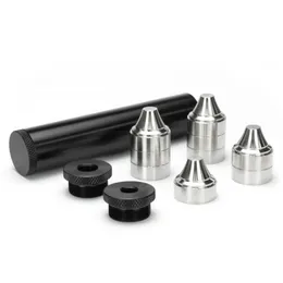 1.45"OD 7"L Fuel Filter Aluminum Tube Radial Skirted Cup Solvent Trap Stainless Steel Cups with 1/2-28 5/8-24 End Caps