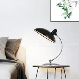 Candeeiros de mesa Kaiser Idell Lampu Meja Luxuss Minimalis Antik Retro Seni Dekorasi Rumah Samping Tempat Tidur Kamar Kantor