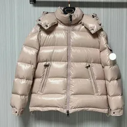 Designer Donna Giù Parka Distintivi ricamati Uomo Cappello rimovibile Collo corto Collo Cappotto di pane Coppia Autunno Inverno Giacca calda addensata Top 1/2/3/4/5