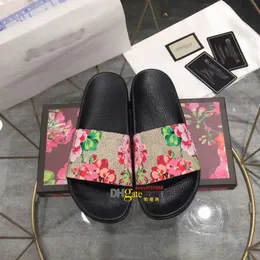 Luksusowoodesigner slajdy męskie kapcie Kaptury Sandały Sandały Plaża Plaża Platforma Platforma Dams Sandal Buty łazienkowe Flip Flip Flops Pasped Causal