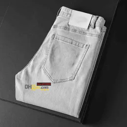 Luxurymens Jeans Classic Hip-Hop Pants Stylist reguded Rider Rider Slim Fit Motorcycle Denim Jeans