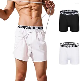 Underpants ORLVS Summer Thin Pajamas Trendy Sexy Cotton Fabric Outer Shorts Loose Comfortable Breathable Men's Casual Pants Underwear