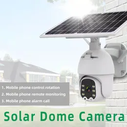 كاميرا الطاقة الشمسية في الهواء الطلق 1080 بكسل ضوء الفيضان لنظام الأمن المنزلي الذكي مع الكشف عن حركة الرؤية الليلية