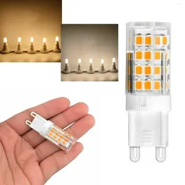 Mini G9 LED Corn Bulb Lights 6W Replace 45W Halogen Lamp 220V 240V Crystal Ceramics 2835 SMD White Lamps For Home El