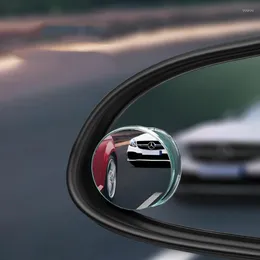 Interi￶rstillbeh￶r En par vidnyckel justerbar bil bakifr￥n konvex spegel Auto bakvikt fordon blind spot Rimless Mirrors