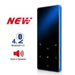 MP3 MP4 Oyuncular Bluetooth Player Hoparlörü Hifi Metal Taşınabilir Walkman FM Radyo Kayıt Dahili Dokunmatik Anahtar 1.8 inç TFT Ekran 221101