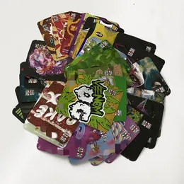 35 개의 디자인 Resealable mylar 포장 가방 3.5 냄새 증거 ziplock bag boyz 및 열 밀봉 가능한 플라스틱 패키지 파우치 지표 식품 저장에 투명한 투명