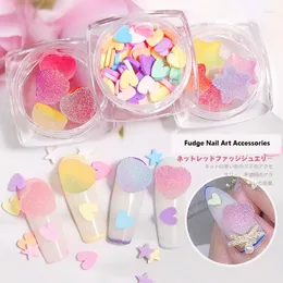 Декорация ногтей, конфеты мягкие сладости 3D желе, звезда звезды милые японские украшения маникюр