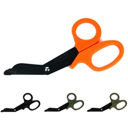 Hand Tools EDC Rules with Fine-toothed Survival Rescue Scissors First Aid Canvas Field Survival Equipment