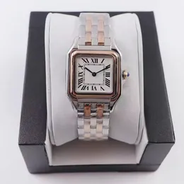 Luxury Watch Watch Watch Watch Square Watches Designer Watche Diamond Watches Premium Quartz Ruch Rozmiar 27x27 22x22 Bransoletka ze stali nierdzewnej 297H