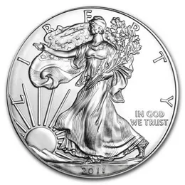 Spot Arts US Statue of Liberty Coins 2011/2022 Eagle Ocean Coins Silver Coin Antique Crafts Commemorative Medal