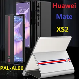 Plånboksläderfodral för Huawei Mate XS 2 XS2 Case Pal-Al00 Flip Book Stand Magnetic Protective Cover