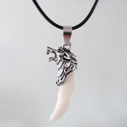 Подвесные ожерелья Boho Style Wolf Tooth Counglace Men's Choker