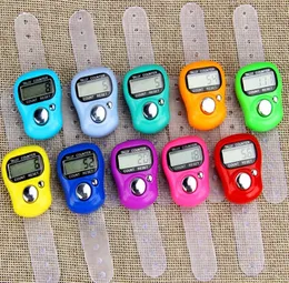 1000pcs mini Hand Hold Band Tally Counter LCD Digital Screen Finger Ring Electronic Head Count Tasbeeh Tasbih SN65