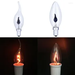 Vintage LED Edison Bulb Flicker Candle Light E14 E27 Flame Effect 3W 220V Home Decor Lighting Saving Lamp