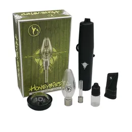 Honeybird Smoking 510 Pipes Kits Quartz Titanium Ceramic Nail Tips Finns med kamerabehållare grossist