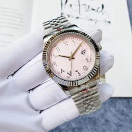 Tasarımcı Saatler Kadınlar Erkekler için İzleme Hareketi Otomatik Boyut 40mm Deri Paslanmaz Çelik Bilezik Moda Saat Roman Nakarları Orologio.
