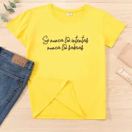 あなたが決してティーを決して試していないなら、スペインのカミゼタ・ロパ・ムージャーヒップスターの女性Tシャツを知っているでしょう