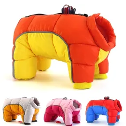 Abbigliamento per cani Abbigliamento invernale per cani per cani di piccola taglia Abbigliamento per cuccioli riflettente caldo Costume da bulldog francese Cappotto medio per giacca per cani chihuahua 221102