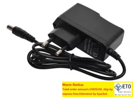 Universal switching ac dc power supply adapter 12V 1A 1000mA adaptor EUUS plug connector LLFA