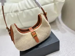 ysllbag Tasche Kreuz Hobo Körper Pelz Frauen LE Shearling FERMOIR Unterarm Designer Schulterhandtasche Magnetische Schnalle Verschluss Klappe 22SS Einkaufstasche Hälfte