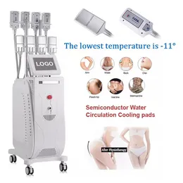 Yeni Dikey Zayıflama EMS Dondur Yağ Cryo 8 Plaka Soğutma Pedleri Selülit Azaltma Soğuk Vücut Zayıflama Makinesi Salon