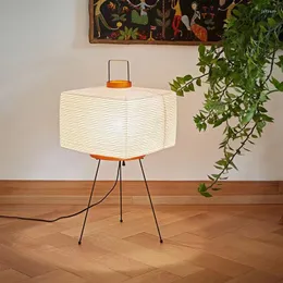 Lampy podłogowe japońska lampa papierowa ryżowa Akari Noguchi Yong Stand Light