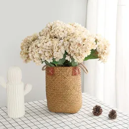 Fiori decorativi Ramo singolo Farfalla autunnale Ortensia Guida stradale per matrimoni Simulazione Soggiorno Decorazione domestica Rami artificiali