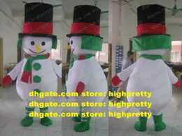 Jul Xmas Snowman Snow Man Mascot Costume Adult Cartoon Character PROMOTION PUNKTER STORA Öppning Klassisk presentprodukter ZZ5188