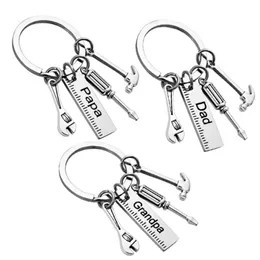 Key Rings Dad 39S Tool Hammer Screwdriver Wrench Laser Papa Grandpa If Daddy Can 39T Fix It Keychain For Men Father Day Gifts Jewele Smtiz