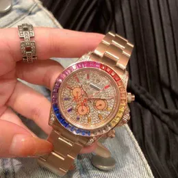 Wristwatchesrol Mens Luxury Watches Ex Dayton Ii Rainbow Ring Mechanical 40mm Watch