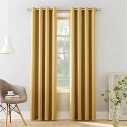 Perde Drapes 2pcs Oturma Odası için Roman Perdeleri Karartma Düz Renk Dekorasyon Penceresi Bantlar Yatak Odası Kalitesi İç Hom