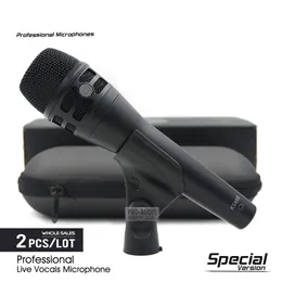 2pcs Special Edition KSM8 Professional Live Vocals KSM8HS Dynamic Wired Microphone Karaoke Super-Cardioid Stage Performance Mic