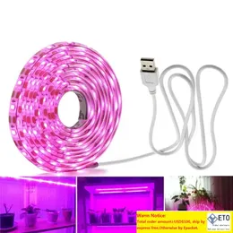 2021 Full Spectrum grow lights USB strip lights 0.5m 1m 2m 2835 Chip Phyto Lamps For Greenhouse Hydroponic Plant USB strip