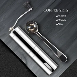 Brinders de café manual Recafimil Cerâmica Aço inoxidável ajustável Ferramentas de cozinha limpa de feijão portátil cônico